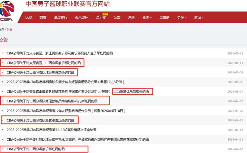 皇冠体育-CBA连开两张罚单！两队共计被罚21万+禁赛1场，评优资格也没了